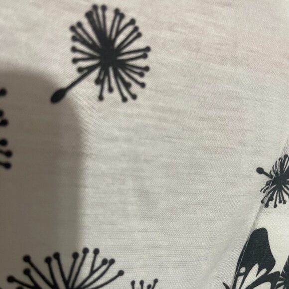 White & Black Summer Top, NORACORA, Medium, NWT - Picture 7 of 9